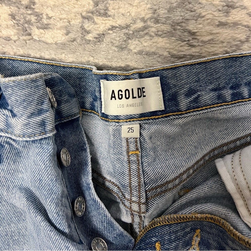 Agolde Parker denim shorts size 25